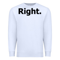 White right Premium Sweatshirt - artisFamous