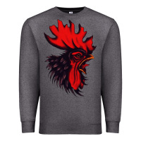 Charcoal Heather rooster Premium Sweatshirt - artisFamous