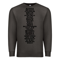 Smoke phonetic alphabet Premium Sweatshirt - artisFamous