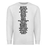 Oatmeal Heather phonetic alphabet Premium Sweatshirt - artisFamous