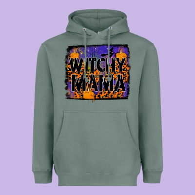 Witchy Mama Heavyweight Hoodie Designed By Jahusdesignshop