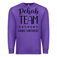 Purple physical therapy making a difference Premium Sweatshirt - artisFamous