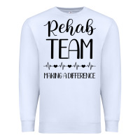 White physical therapy making a difference Premium Sweatshirt - artisFamous
