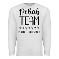 Oatmeal Heather physical therapy making a difference Premium Sweatshirt - artisFamous
