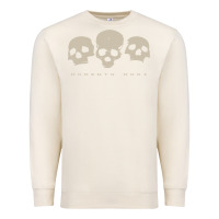 Sandshell memento mori three skulls Premium Sweatshirt - artisFamous