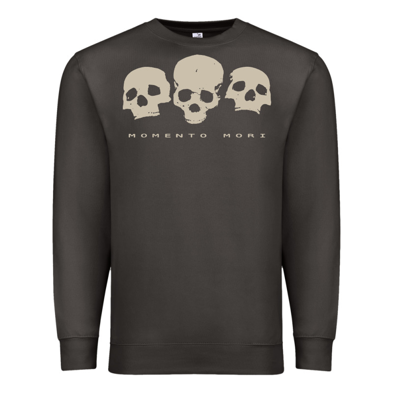 Memento Mori Three Skulls Premium Sweatshirt by artisFamous | Teevron