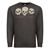 Smoke memento mori three skulls Premium Sweatshirt - artisFamous