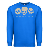 True Royal memento mori three skulls Premium Sweatshirt - artisFamous