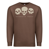 Chestnut memento mori three skulls Premium Sweatshirt - artisFamous