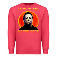 Cardinal this is my happy face Premium Sweatshirt - artisFamous