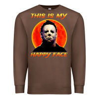 Chestnut this is my happy face Premium Sweatshirt - artisFamous