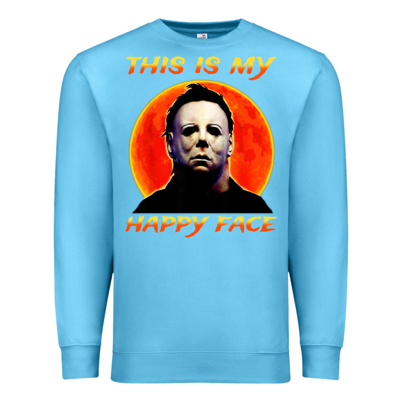 This Is My Happy Face Premium Sweatshirt by artisFamous | Teevron