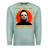 Seafoam this is my happy face Premium Sweatshirt - artisFamous