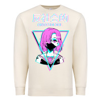 Sandshell antisocial wave anime Premium Sweatshirt - artisFamous
