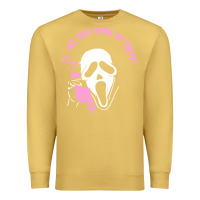 Antique Gold scream ghost Premium Sweatshirt - artisFamous