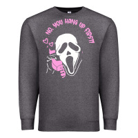 Charcoal Heather scream ghost Premium Sweatshirt - artisFamous
