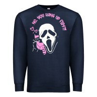 Navy scream ghost Premium Sweatshirt - artisFamous