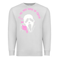 Dove Grey scream ghost Premium Sweatshirt - artisFamous