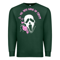 Sports Green scream ghost Premium Sweatshirt - artisFamous