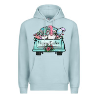 Blue Mist easter gnomes truck Premium Hoodie - Jasminsmagicworld