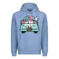 Colony Blue easter gnomes truck Premium Hoodie - Jasminsmagicworld