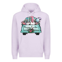 Lilac easter gnomes truck Premium Hoodie - Jasminsmagicworld