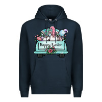 Navy easter gnomes truck Premium Hoodie - Jasminsmagicworld