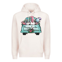 Pale Pink easter gnomes truck Premium Hoodie - Jasminsmagicworld