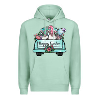 Seafoam easter gnomes truck Premium Hoodie - Jasminsmagicworld