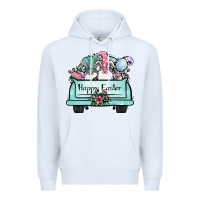 White easter gnomes truck Premium Hoodie - Jasminsmagicworld