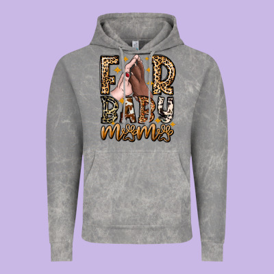 Fur Baby Mama Dog Vintage Hoodie Designed By Cowhidedigitalart
