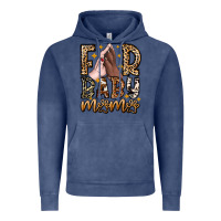 Vintage Denim Fur Baby Mama Dog Vintage Hoodie - CowhideDigitalArt