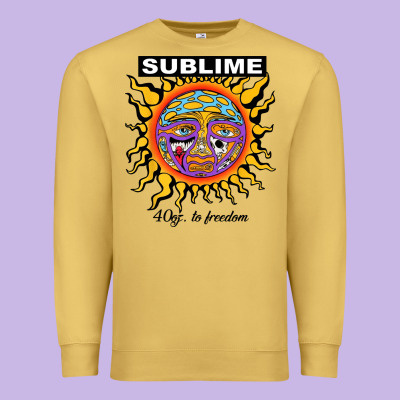 Sunflower Sublime 40oz To Freedom Premium Sweatshirt Designed By Artisfamous