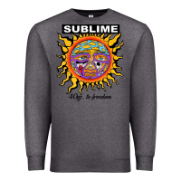Charcoal Heather sunflower sublime 40oz to freedom Premium Sweatshirt - artisFamous