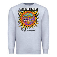 Heather Grey sunflower sublime 40oz to freedom Premium Sweatshirt - artisFamous
