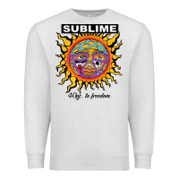 Oatmeal Heather sunflower sublime 40oz to freedom Premium Sweatshirt - artisFamous