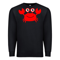 Black Red Crab Premium Sweatshirt - artisFamous