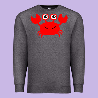 Red Crab Premium Sweatshirt Designed By Artisfamous