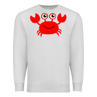 Dove Grey Red Crab Premium Sweatshirt - artisFamous