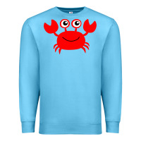 Ocean Blue Red Crab Premium Sweatshirt - artisFamous
