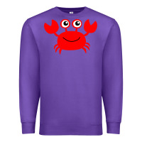 Purple Red Crab Premium Sweatshirt - artisFamous