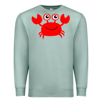 Seafoam Red Crab Premium Sweatshirt - artisFamous