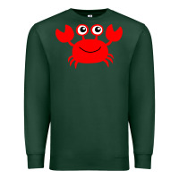 Sports Green Red Crab Premium Sweatshirt - artisFamous