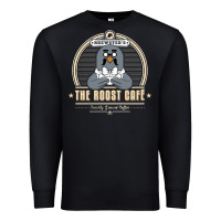 Black the roost animal cafe Premium Sweatshirt - artisFamous