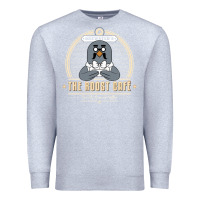 Heather Grey the roost animal cafe Premium Sweatshirt - artisFamous