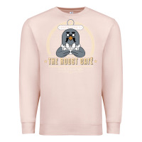 Pale Pink the roost animal cafe Premium Sweatshirt - artisFamous