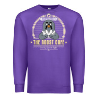 Purple the roost animal cafe Premium Sweatshirt - artisFamous