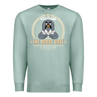 Seafoam the roost animal cafe Premium Sweatshirt - artisFamous