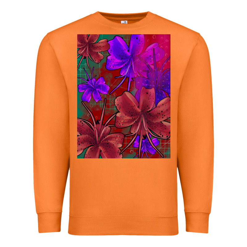 Floral Pattern Premium Sweatshirt by JahusDesignShop | Teevron