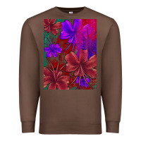 Chestnut floral pattern Premium Sweatshirt - JahusDesignShop